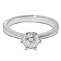 Diamantring forlovelsesring Frøya 0,52 ct River (E)-Si2 - 3105052