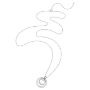 Swarovski smykke Hollow Pendant, White, Rhodium plated - 5349345