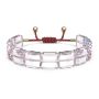 Swarovski årmband Letra bracelet Heart, Pink, Gold-tone plated - 5615001	