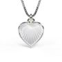 Smykke Hvitt hjerte i sølv, til barn - 119703
