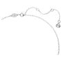 Swarovski smykke Ortyx necklace Triangle cut, White, Rhodium plated - 5642983