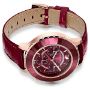 Swarovski klokke Octea Lux Chrono watch Leather Strap, Red, Rose gold-tone finish - 5547642