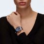 Swarovski klokke Octea Lux Chrono watch Leather strap, Blue, Rose gold-tone finish - 5563480