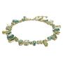 Swarovski collier Gema necklace Mixed cuts, Green, Gold-tone plated - 5613735