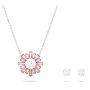 Swarovski smykkesett Sunshine, hvitt - 5642974