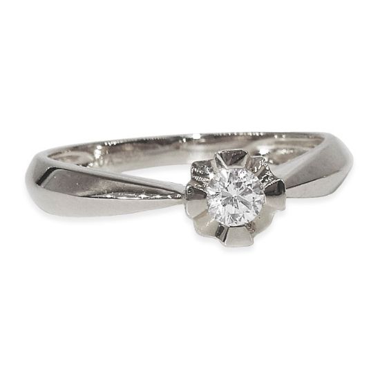 Diamantring forlovelsesring Evita 0,10 ct W-Si-50110