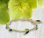 Swarovski armbånd Dellium bracelet Bamboo, Green, Gold-tone plated - 5645374