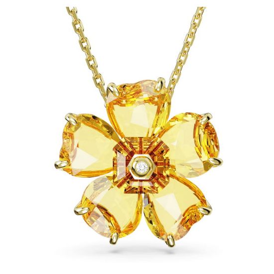 Swarovski smykke Florere Flower, gult - 5650570