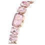 Swarovski klokke Octagon cut bracelet, pink, rose - 5630837