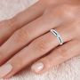 Enstens diamantring med 0,20 ct TW-Si i platina -18005020pt