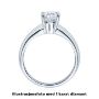 Diamantring forlovelsesring 0,20 ct i 14kt gull. Olympia - 18006020