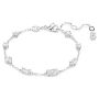 Swarovski armbånd Mesmera bracelet Mixed cuts, Scattered design, White, Rhodium plated - 5661530