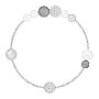 Swarovski armbånd Remix Collection Pearl strand Magnetic closure, Gray, Rhodium plated - 5365739