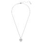Swarovski smykker Hyperbola Heart, White, Rhodium plated - 5684386