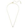 Swarovski smykker Imber Round cut, White, Gold-tone plated - 5684511