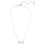 Swarovski smykke Hyperbola Infinity, White, Rhodium plated - 5679434