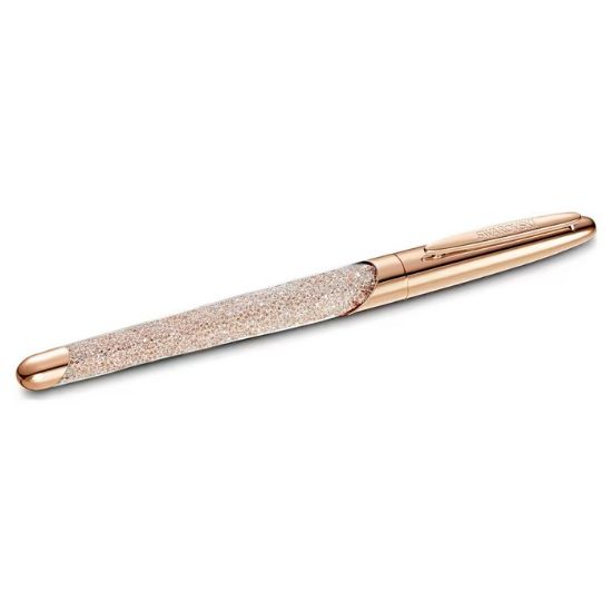 Swarovski pen Crystalline Nova rollerball pen Rose gold tone, Rose gold-tone plated - 5534325