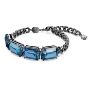 Swarovski armbånd Millenia bracelet Octagon cut, Blue, Ruthenium plated - 5671250