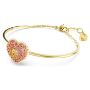 Swarovski armbånd Hyperbola Heart, Pink, Gold-tone plated - 5687258