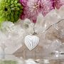 Smykke Hvitt hjerte med Fader Vår i sølv, til barn - 271703