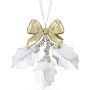 Swarovski figurer Holiday Magic Holly Leaves Ornament - 5685701