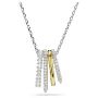 Swarovski smykke Hyperbola pendant Mixed cuts, White, Mixed metal finish - 5696626