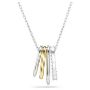 Swarovski smykke Hyperbola pendant Mixed cuts, White, Mixed metal finish - 5696626