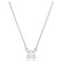 Swarovski smykke Stilla pendant Square cut, White, Rhodium plated - 5701903