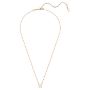 Swarovski smykke Stilla pendant Square cut, White, Rose gold-tone plated - 5701904