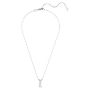 Swarovski smykke Hyperbola pendant Mixed cuts, Twist, White, Rhodium plated - 5689723