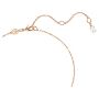 Swarovski smykker Hyperbola pendant Mixed cuts, Twist, White, Rose gold-tone plated - 5689788