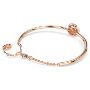 Swarovski armbånd Dextera bangle Round cut, White, Rose gold-tone plated - 5692259