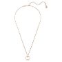 Swarovski smykke Constella pendant Round cut, White, Rose gold-tone plated - 5692266