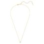 Swarovski smykke Stilla pendant Square cut, White, Gold-tone plated - 5693153