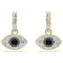 Swarovski øredobber Symbolica drop earrings Evil eye, Blue, Gold-tone plated - 5692163