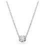 Swarovski smykke Imber pendant Round cut, White, Rhodium plated - 5696039