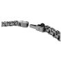 Swarovski armbånd Matrix Tennis bracelet Round cut, Gray, Ruthenium plated - 5693929