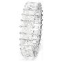 Swarovski Matrix ring Baguette cut, White, Rhodium plated - 5693409