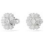 Swarovski øredobber Idyllia stud earrings Mixed cuts, Snowflake, White, Rhodium plated - 5691483