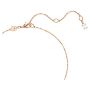 Swarovski smykke Hyperbola pendant Mixed cuts, White, Rose gold-tone plated - 5701494