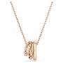 Swarovski smykke Hyperbola pendant Mixed cuts, White, Rose gold-tone plated - 5701494