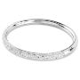 Swarovski armbånd  Sublima bangle Snow pavé, White, Rhodium plated - 5684241