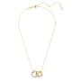 Swarovski smykke Dextera Interlocking loop, White, Gold-tone plated - 5668820