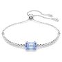 Swarovski armbånd  Matrix Tennis Mixed cuts, Blue, Rhodium plated - 5693412