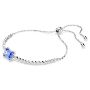 Swarovski armbånd  Matrix Tennis Mixed cuts, Blue, Rhodium plated - 5693412