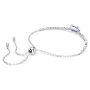 Swarovski armbånd  Matrix Tennis Mixed cuts, Blue, Rhodium plated - 5693412