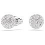 Swarovski øredobber Dextera stud Round cut, White, Rhodium plated - 5700290