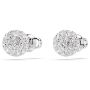 Swarovski øredobber Dextera stud Round cut, White, Rhodium plated - 5700290