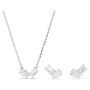 Swarovski smykkesett Mesmera Mixed cuts, White, Rhodium plated - 5665829