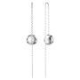 Swarovski øredobber Sublima drop earrings White, Rhodium plated - 5683448